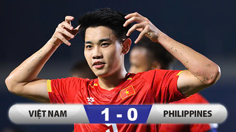 Kết quả Việt Nam 1-0 Philippines: Đình Bắc lập công, Việt Nam khởi đầu may mắn